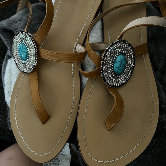 Hinyyrin | Shoes | Womens Gladiator Sandalscross Tie Flat Sandalsbeach  Sandals | Poshmark
